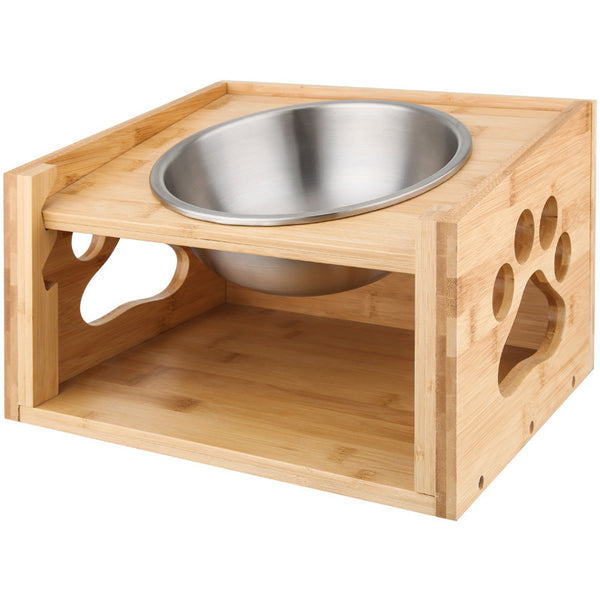 Large dog dog food bowl double bowl - Gusto Illusions