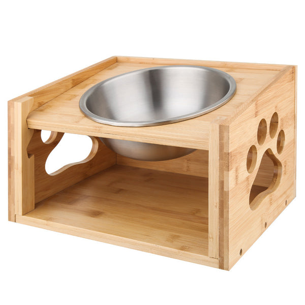 Large dog dog food bowl double bowl - Gusto Illusions