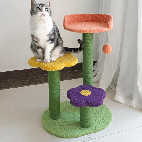 Cat Tower  Cat Scratch Board Wear-resistant Cat Climbing Tree - Gusto Illusions