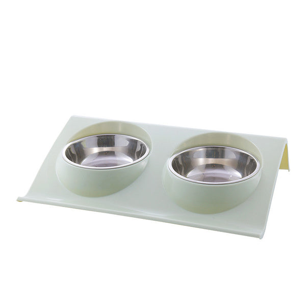 Stainless Steel Pet Double Bowl - Gusto Illusions