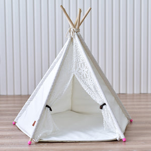 Small Spotted Tent Cat, Dog Kennel Tent - Gusto Illusions